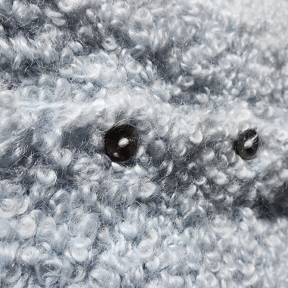 Hand Made Italy New W/O Tag & Pro Clean Chic Baby Blue Mohair Sweater, M, $54 - Picture 8 of 11